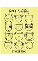 Keep Smiling Sticker Book