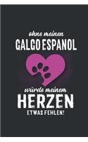 Ohne meinen Galgo Espanol.: Wochenplaner 2020 - Kalender mit einer Woche je Doppelseite und Jahres- und Monatsübersicht - ca. Din A5