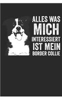 Border Collie: Notizbuch/Tagebuch/Aufgabenheft/120 Seiten/Karierte Seiten,6x9 Zoll