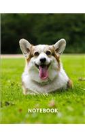 Notebook: Cute Corgi Journal With 120 Pages of Lined Paper