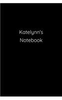 Katelynn's Notebook: Notebook / Journal / Diary - 6 x 9 inches (15,24 x 22,86 cm), 150 pages.