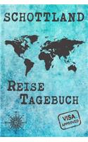 Schottland Reise Tagebuch: Gepunktetes DIN A5 Notizbuch mit 120 Seiten - Reiseplaner zum Selberschreiben - Reisenotizbuch Abschiedsgeschenk Urlaubsplaner