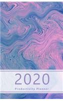 2020 Productivity Planner: Accomplish your goals. Set your goals and review the progress. Personal and professional to-dos, agenda, Gratitude section and more. 8.5" x 5.5". Po