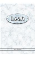 Leah - Lined Notebook