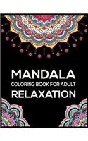 Mandala Coloring Book For Adult Relaxation