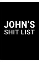 John's Shit List