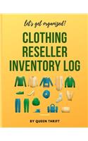 Clothing Reseller Inventory Log Book