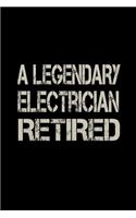A Legendary Electrician Has Retired: 110 Game Sheets - 660 Tic-Tac-Toe Blank Games - Soft Cover Book For Kids For Traveling & Summer Vacations - Mini Game - Clever Kids - 110 Lined Page