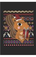 Ugly Christmas Sweater - Squirrel: Dotted Bullet Journal (6 X 9 -120 Pages) - Ugly Christmas Gift and Holiday Planner For Women, Men, Teens And Kids