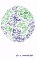 Sabbath Sermon Notebook: Happy Sabbath in Many Languages - Journal for Sermon Notes
