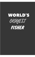 Fisher Notebook: Lined Journal, 120 Pages, 6 x 9, Funny Dream Job, Starting New Career Gag Gift Journal Matte Finish