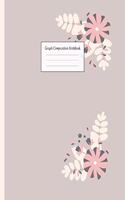 Graph Composition Notebook: Grid Paper Notebook: Large Size 8.5x11 Inches, 110 pages. Notebook Journal: Candy Shaped Flowers Workbook for Preschoolers Students Teens Adults for