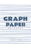 Graph Paper Notebook - Denim & Stripes