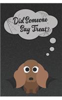 Dachshund Lined Notebook: A Halloween Themed Notebook for Doxie Lovers(41 Dog Halloween Notebooks and Journals)