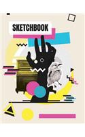 Sketch book: Design cover (8.5 x 11) inches 110 pages, Blank Unlined Paper for Sketching, Drawing, Whiting, Journaling & Doodling(24 Design Sketchbook, with Blank Pages, Extra Large (8.5 X 11) Inches, 110 Pages)