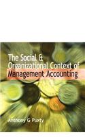 Social and Organizational Context of Management Accounting