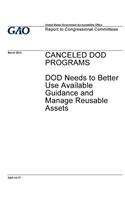 Canceled DOD programs