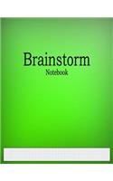 Brainstorm Notebook: 1/10" Graph Paper Ruled