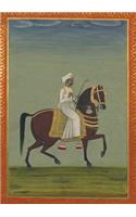 Carnet Ligné Prince Indien À Cheval, Miniature 18e