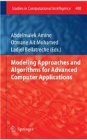 Modeling Approaches and Algorithms for Advanced Computer Applications