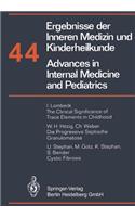 Ergebnisse der Inneren Medizin und Kinderheilkunde/Advances in Internal Medicine and Pediatrics