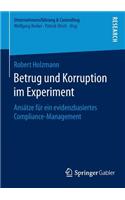 Betrug Und Korruption Im Experiment