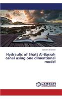 Hydraulic of Shatt Al-Basrah canal using one dimentional model