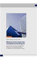 Moderne Instrumente des Immobiliencontrollings III