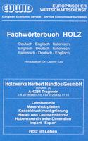 Fachworterbuch Holz