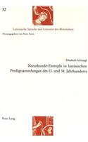 Naturkunde-Exempla in Lateinischen Predigtsammlungen Des 13. Und 14. Jahrhunderts