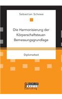 Harmonisierung der Körperschaftsteuer-Bemessungsgrundlage