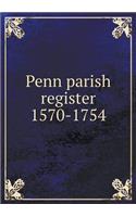 Penn parish register 1570-1754