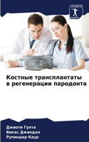 Костные трансплантаты в регенерации паро