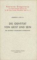 Die Identitat Geist Und Sein