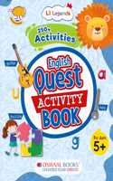 Oswaal Lil Legends 250+ Activities English Quest Activity Book for 5+age
