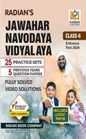 Jawahar Navodaya Vidyalaya (JNV) 25 Practice Set book with 5 Solved Paper Entrance Exam 2024 for Class 6 (English Medium) New Edition