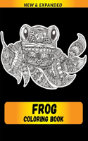 Frog Coloring Book: For Best Gift for Adults and Grown Ups