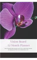 Vision Board 12 Month Planner, 12 Month 2020 Calendar, 5 Year 2020-2024 Calendar for Mapping Out What You're Really Meant to Do Create Simple Abundance Through Radical Transformation & Get Out of Your Own Way U