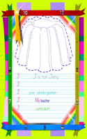 Learn to Write and Read Workbook: Dash line for learning book for pre kindergarten kids. Kids age above 2. 2 maze puzzle handwriting practice paper ABC kids activity workbook. Practi