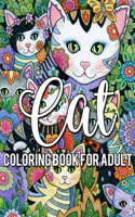 Cat Coloring Book for Adults