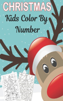 Christmas Kids Color By Number