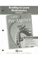 Pre-Algebra Reading to Learn Mathematics Workbook