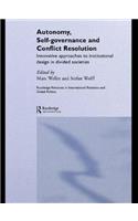 Autonomy, Self Governance and Conflict Resolution