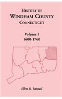 History of Windham County, Connecticut, Volume 1