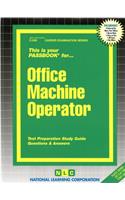Office Machine Operator: Passbooks Study Guide