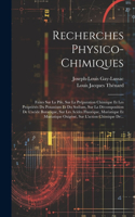 Recherches Physico-chimiques