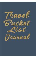 Travel Bucket List Journal: Inspirational Adventure Goals and Dreams - Minimalist Blue