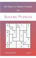 Suguru Puzzles - 200 Easy to Master Puzzles 7x7 vol.29