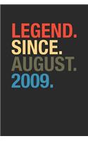 Legend Since August 2009