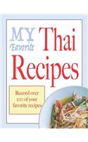 My favorite Thai recipes: Blank cookbooks to write in